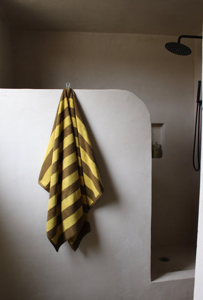 Simple Striped Terry Bath Towel