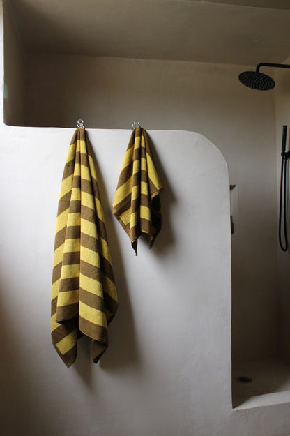 Simple Striped Terry Bath Towel