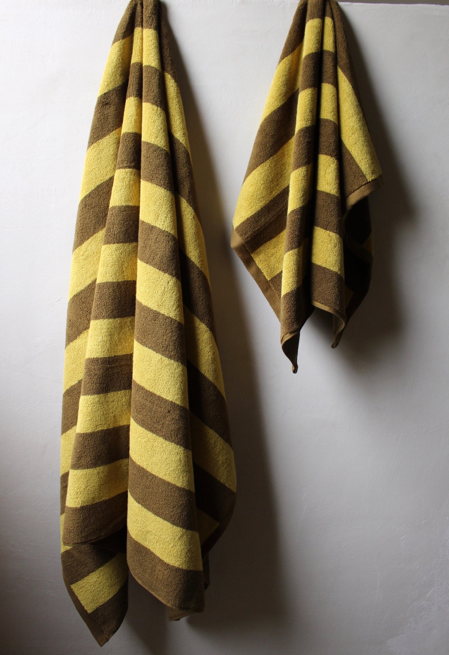 Simple Striped Terry Hand Towel