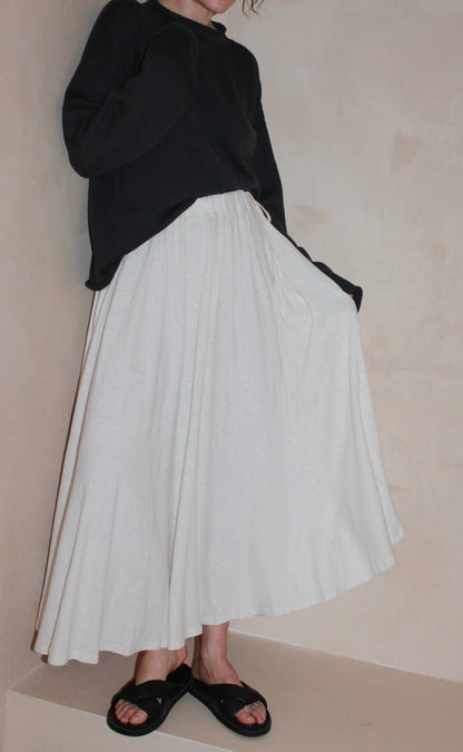 Laurel Hemp Jersey Skirt