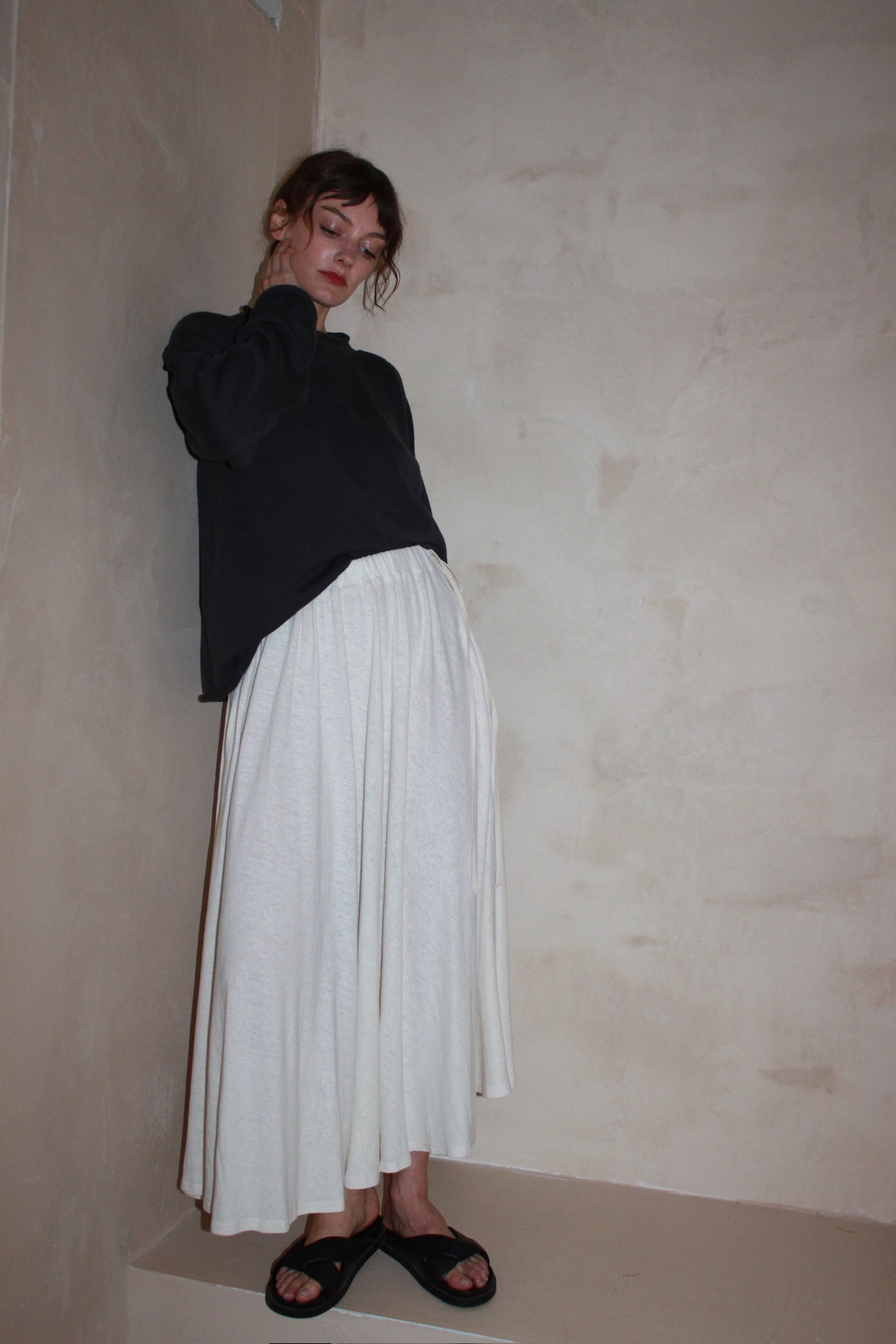 Laurel Hemp Jersey Skirt