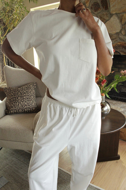 Jo Jersey Cotton Pocket Tee
