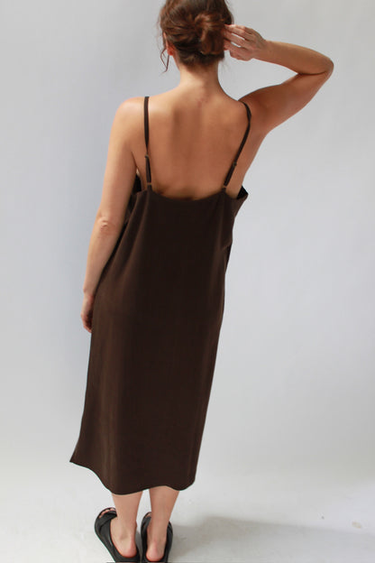 Rose Tencel Slip Dress