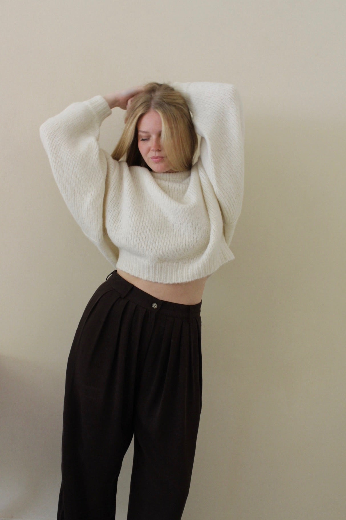 Balloon Sleeve Sweater