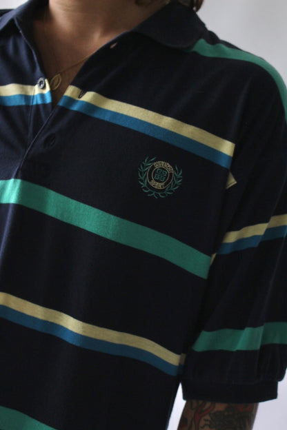 Vintage Navy Striped Givenchy Polo