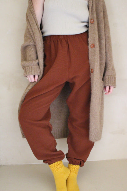 Franklin Rippled Cotton Sweatpant