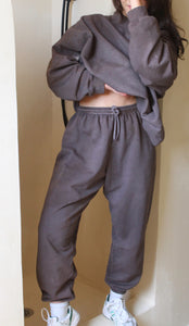 Na Nin Reworked Cleo Cotton Sweatpant / Available in Granite and Japanese Maple