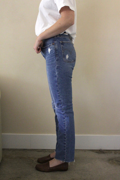 Favorite Distressed 501 Levi's