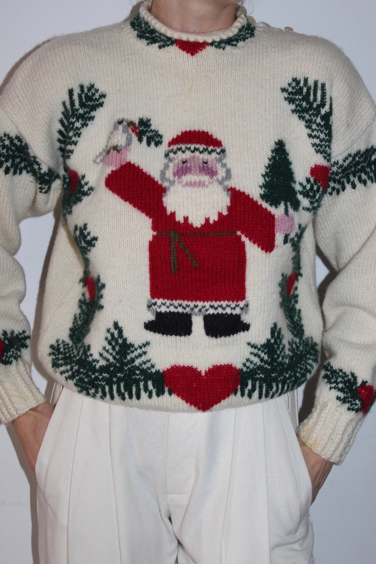 Vintage St. Nick Pure Wool Sweater