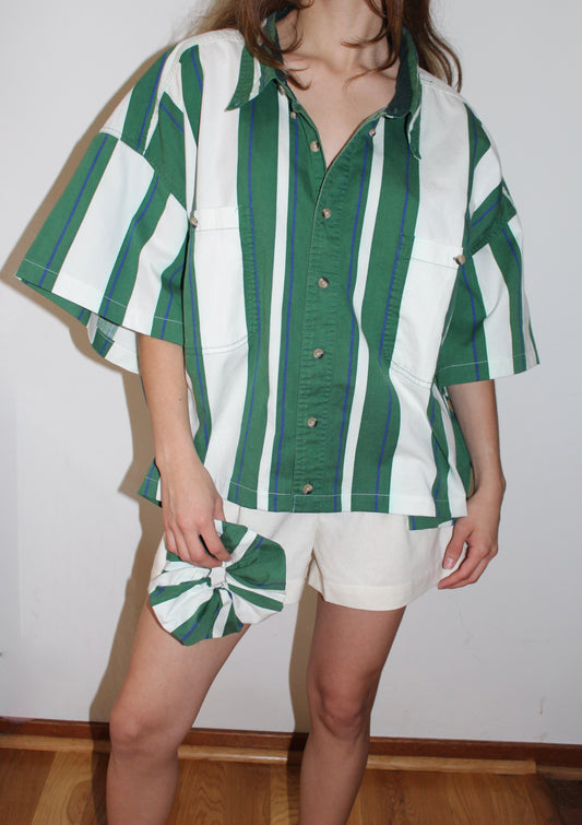 Sample Reworked Cropped Button Down