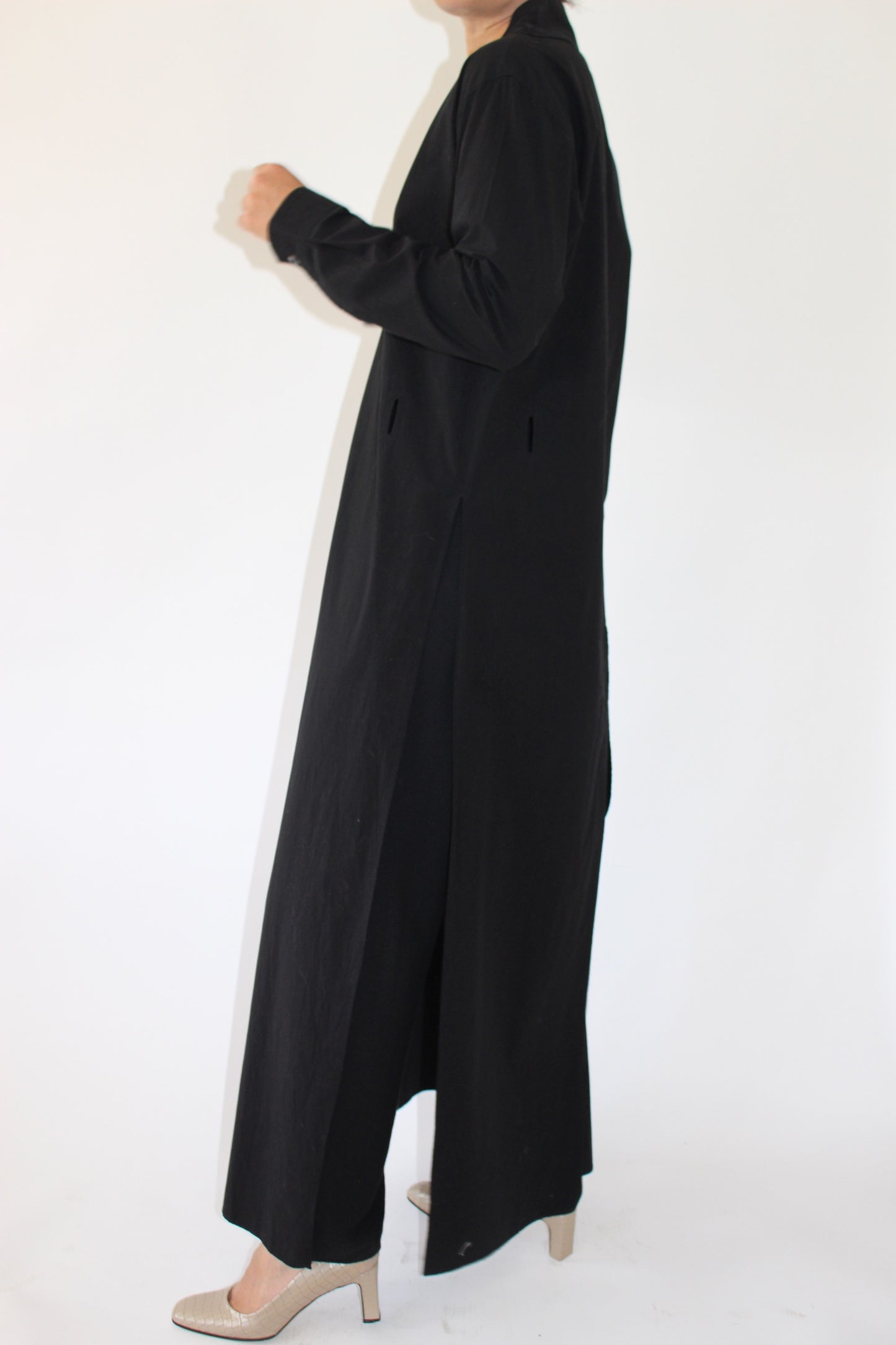 Incredible 90s Issey Miyake Belted Cotton Duster