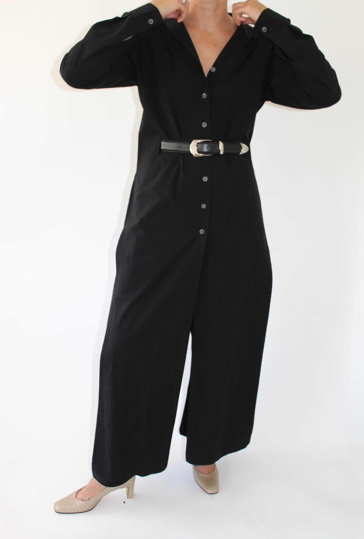 Incredible 90s Issey Miyake Belted Cotton Duster