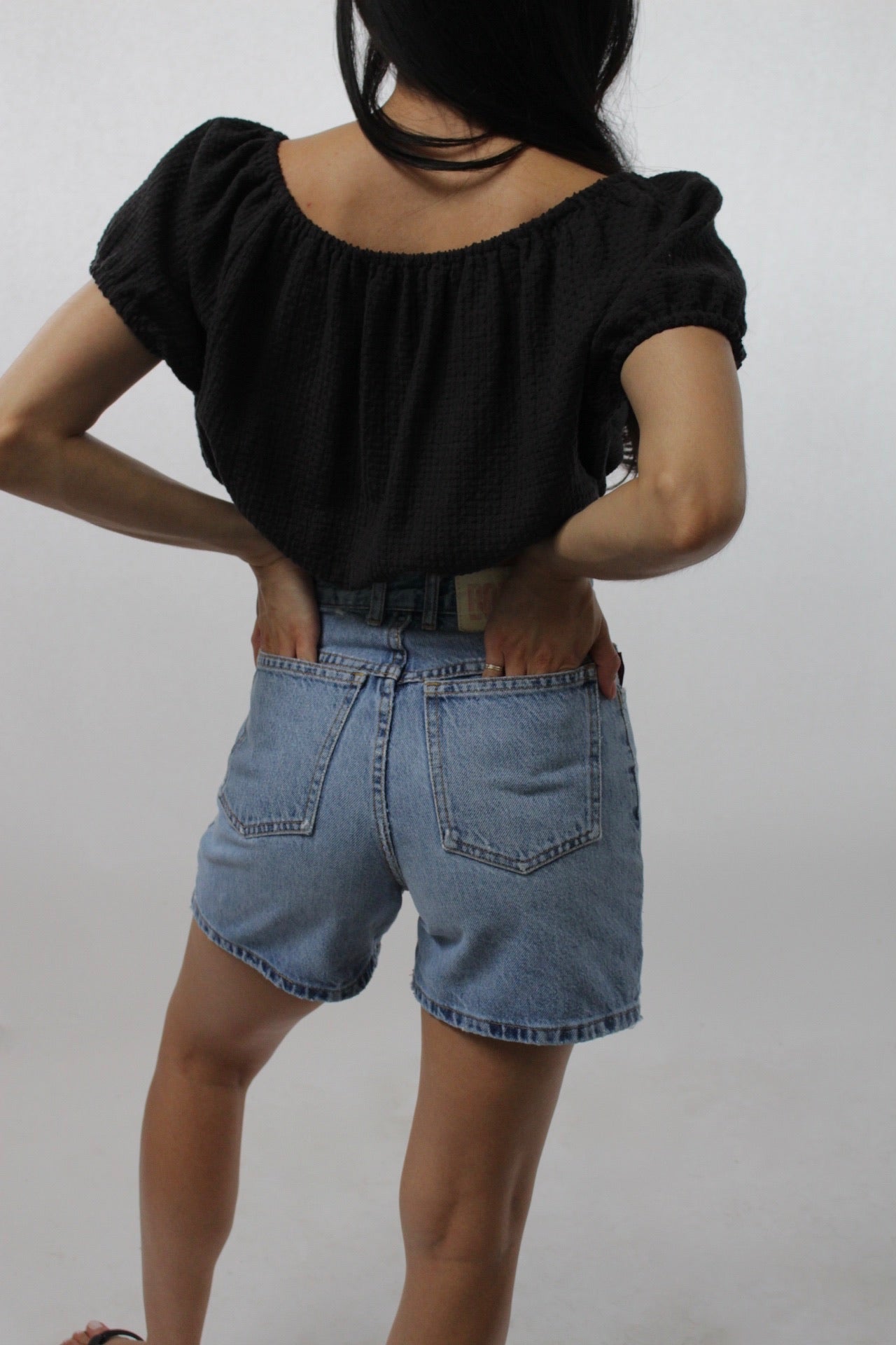 90s Bongo Blue Denim Shorts