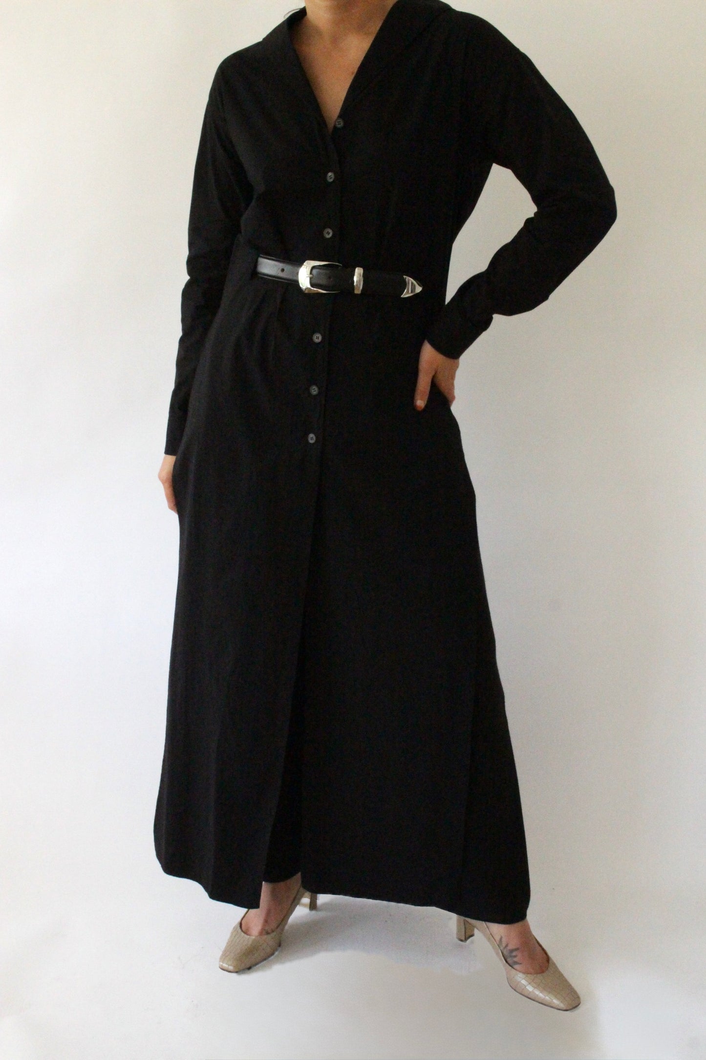 Incredible 90s Issey Miyake Belted Cotton Duster