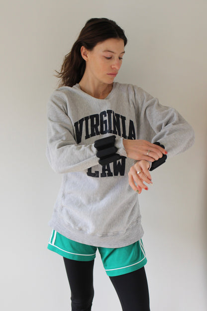 Incredible Vintage Distressed "Virginia Law" Sweatshirt
