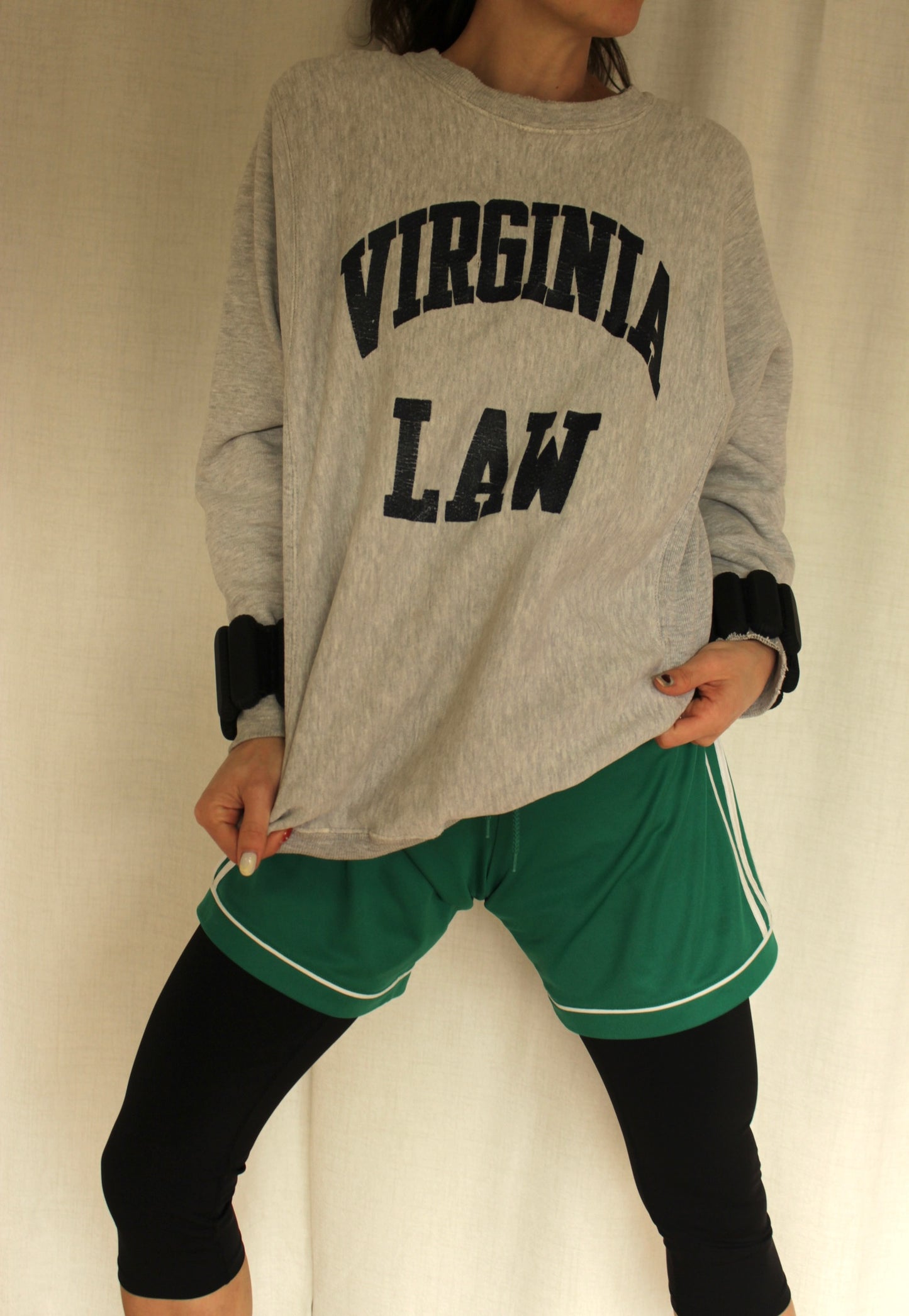 Incredible Vintage Distressed "Virginia Law" Sweatshirt