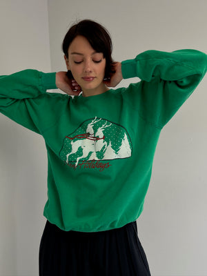 Vintage Forest Holiday Graphic Crewneck