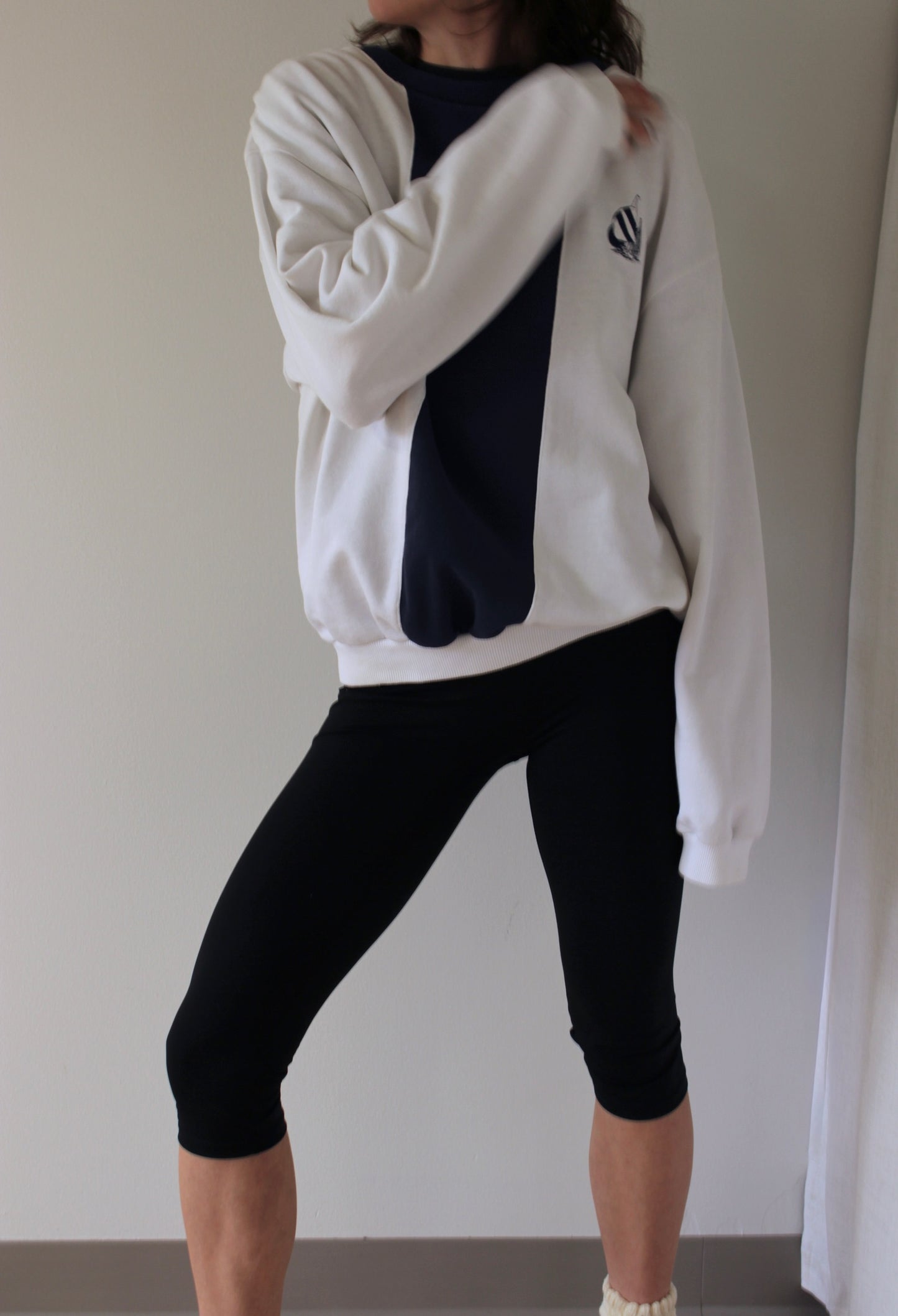 Vintage Nautica Wide Stripe Sweatshirt