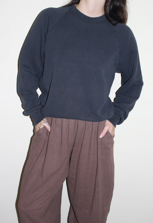 Perfectly Faded Vintage Raglan Sweatshirt