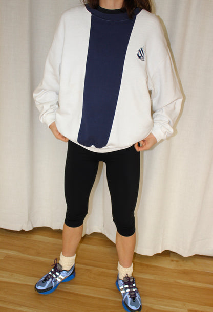 Vintage Nautica Wide Stripe Sweatshirt