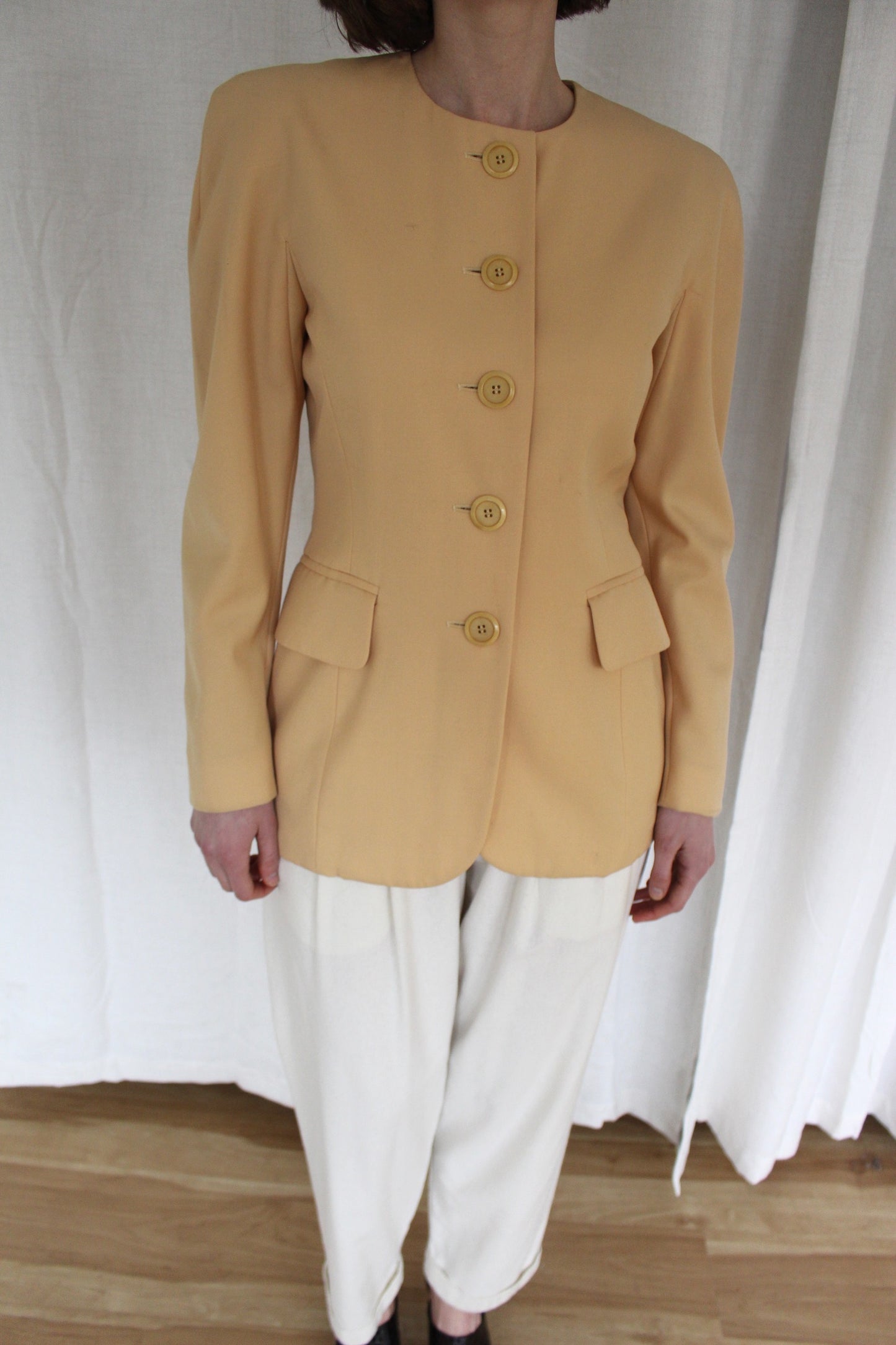 Vintage Escada Marigold Wool Blazer