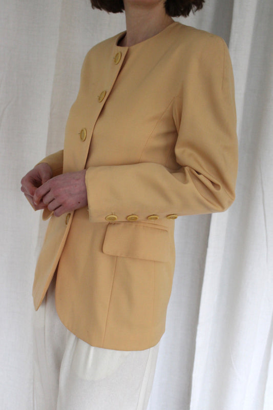 Vintage Escada Marigold Wool Blazer