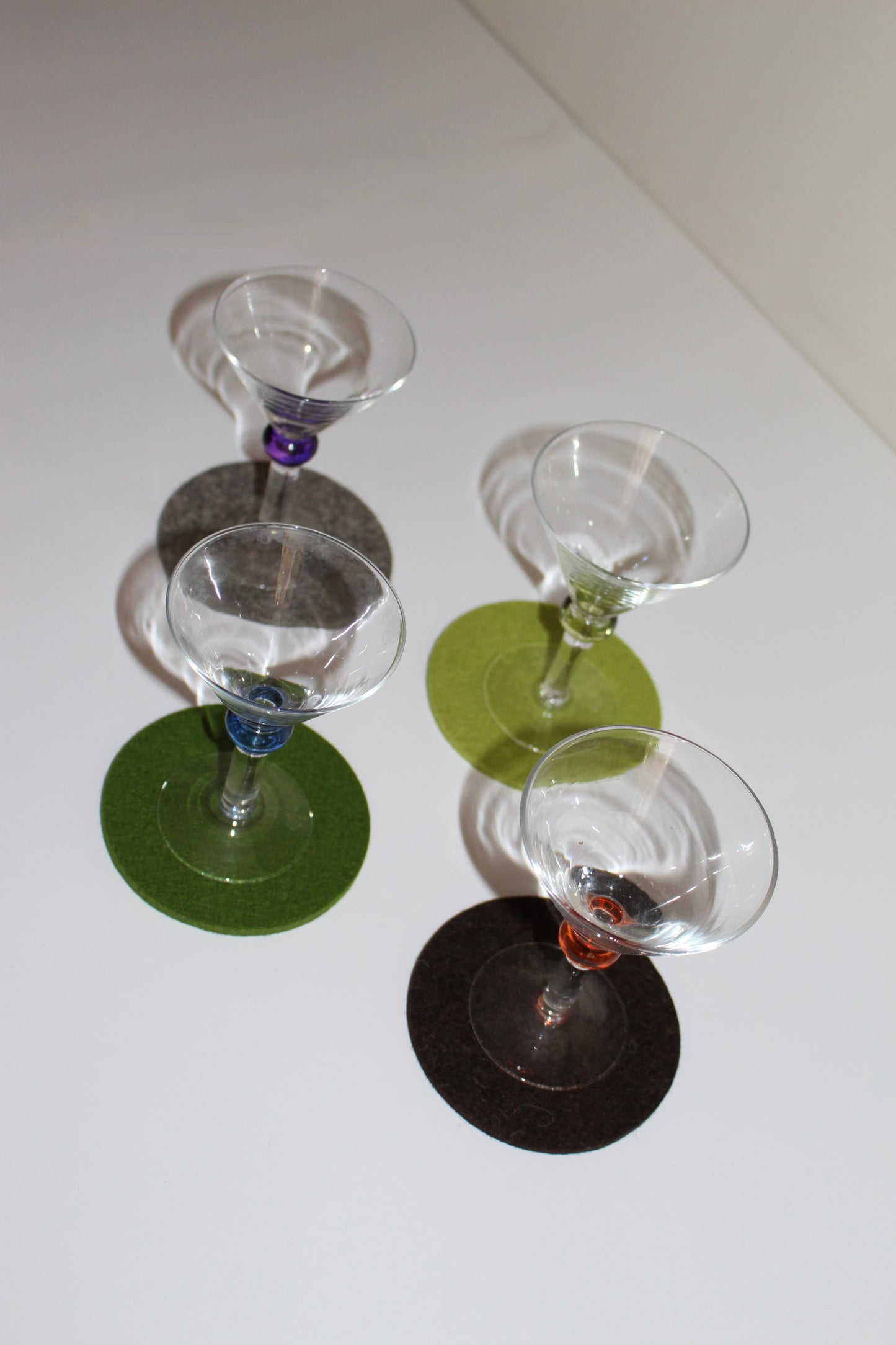 Wool Felt Round Coaster Set