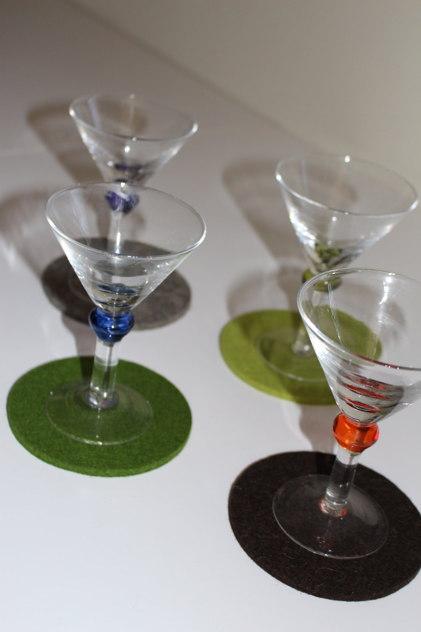 Wool Felt Round Coaster Set