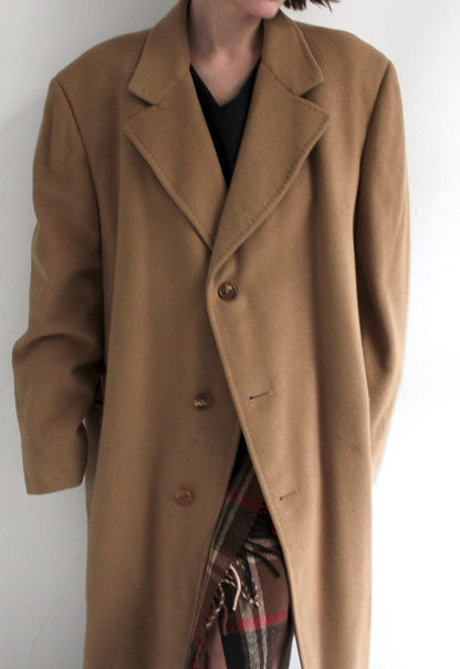 Luxurious Vintage Camel Cashmere Coat