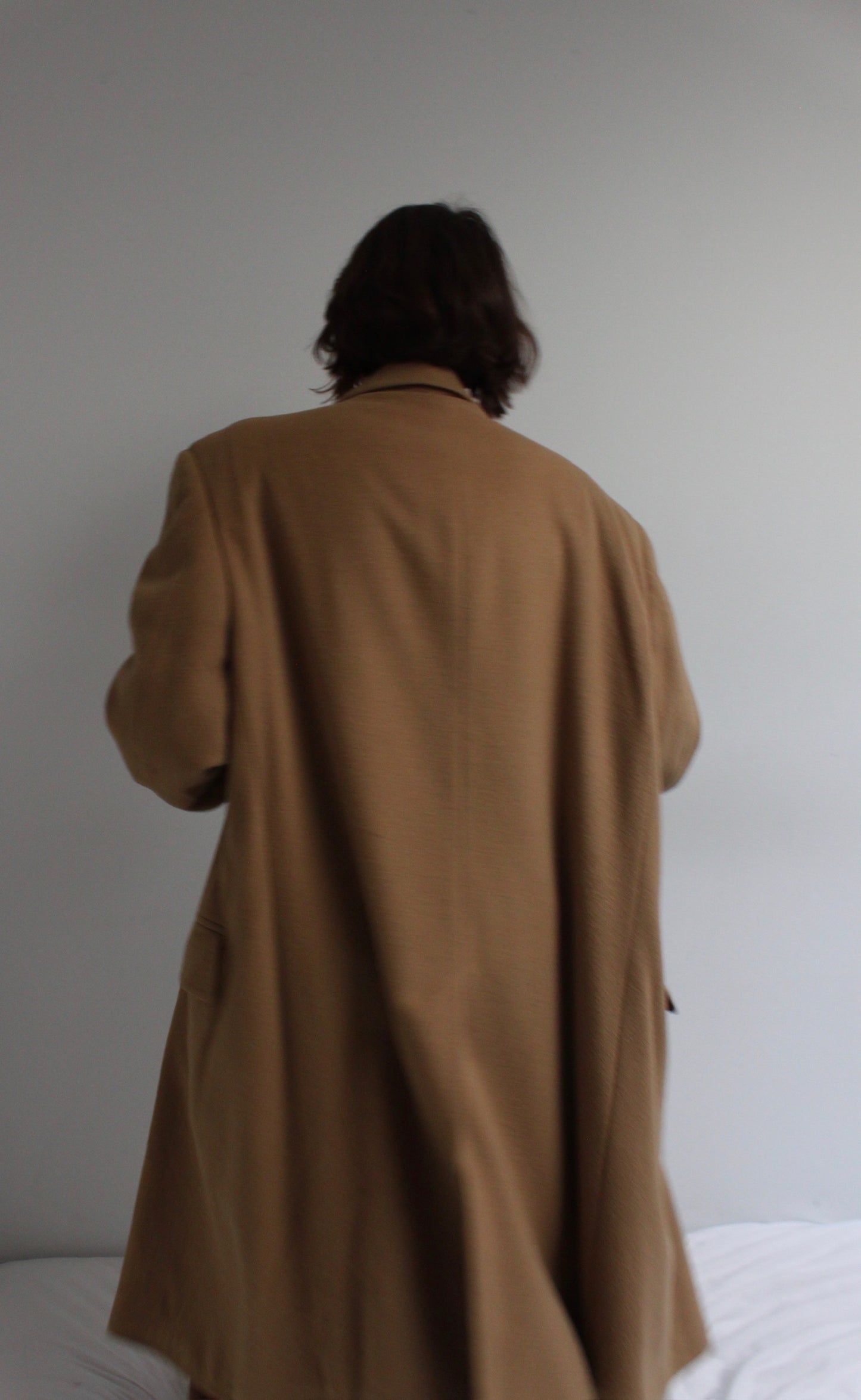 Luxurious Vintage Camel Cashmere Coat