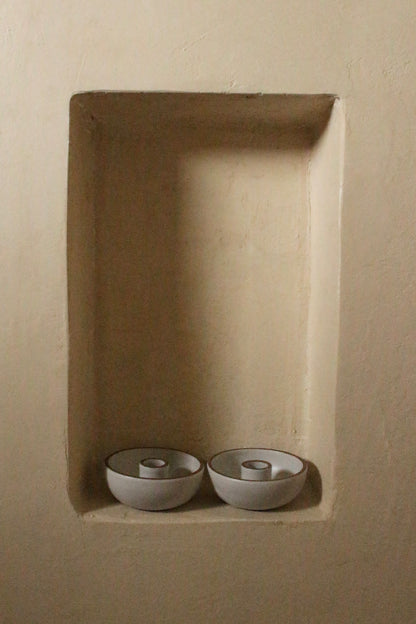 Ceramic Candlestick Holder
