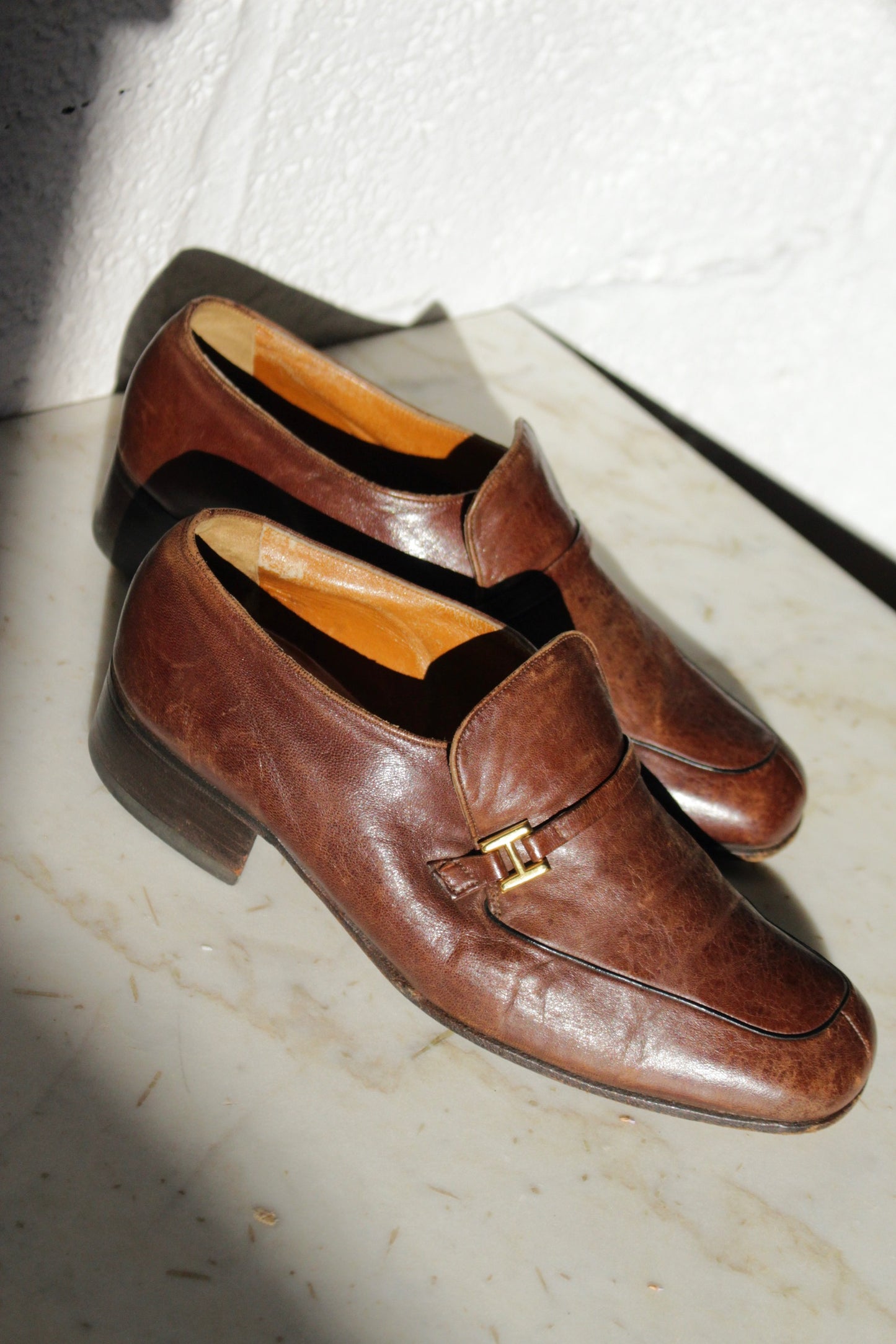 Vintage Bally Leather Loafers