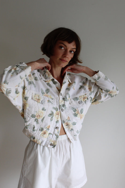 90s Esprit Faded Floral Jacket