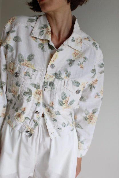 90s Esprit Faded Floral Jacket