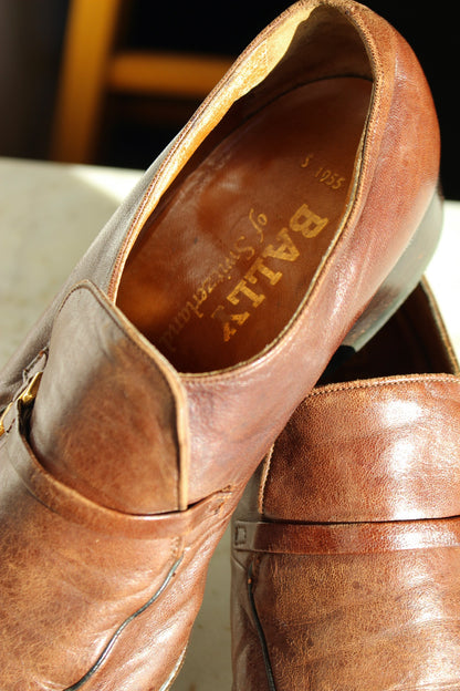 Vintage Bally Leather Loafers