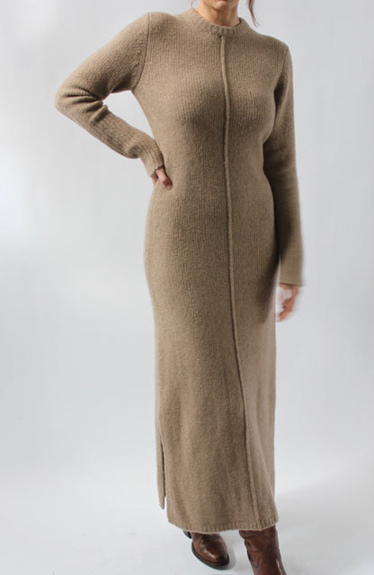 Beautiful Lou Lou Studio Latte Cashmere Knit Dress