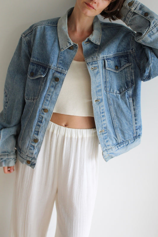 Perfectly Faded Vintage Calvin Klein Denim Jacket
