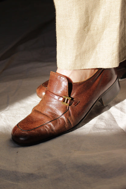 Vintage Bally Leather Loafers