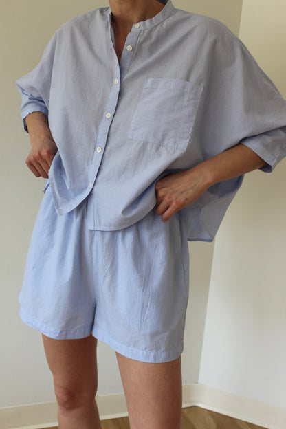 Adrian Pinstripe Cotton Top