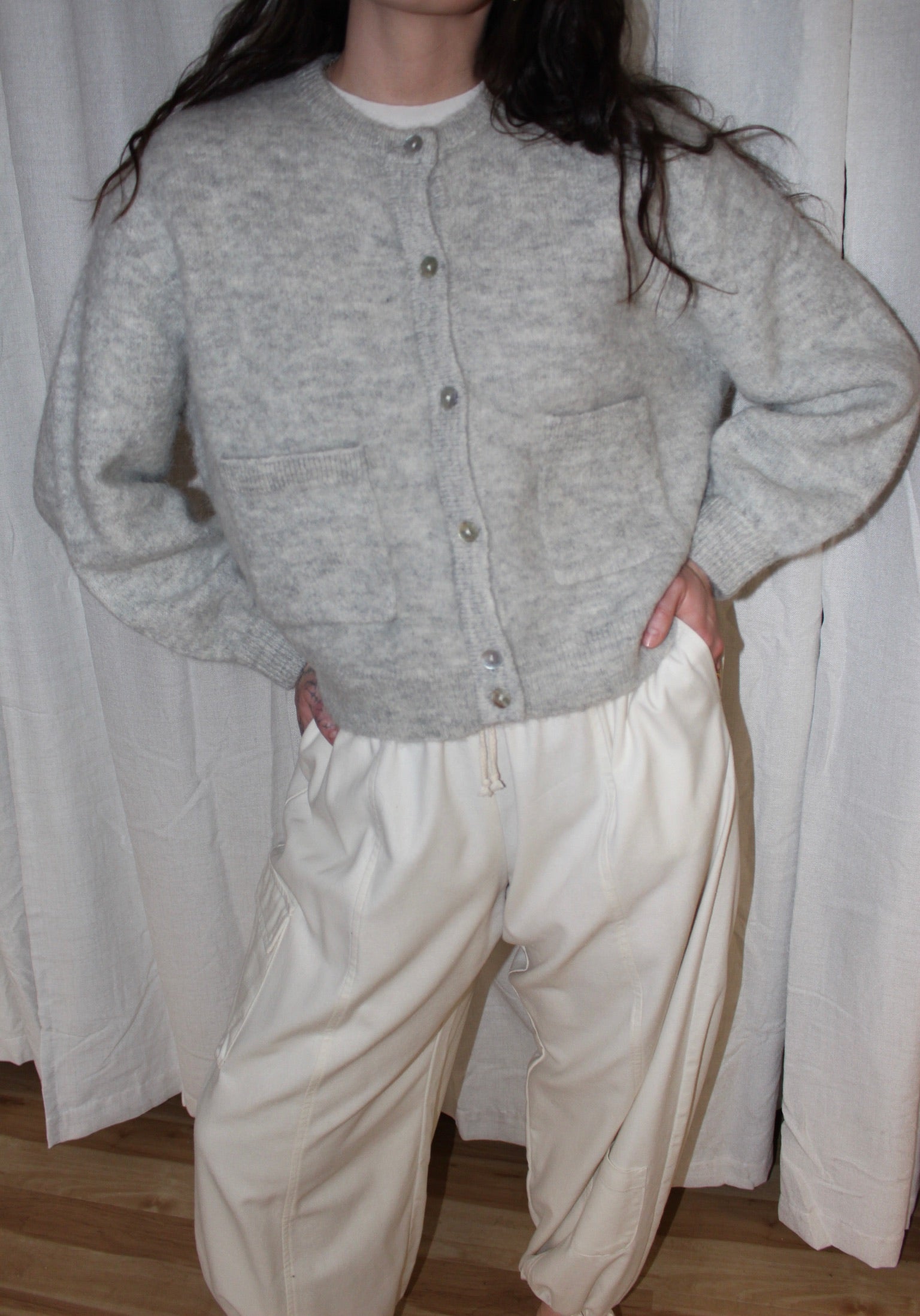 Amélie Alpaca Cardigan – NA NIN