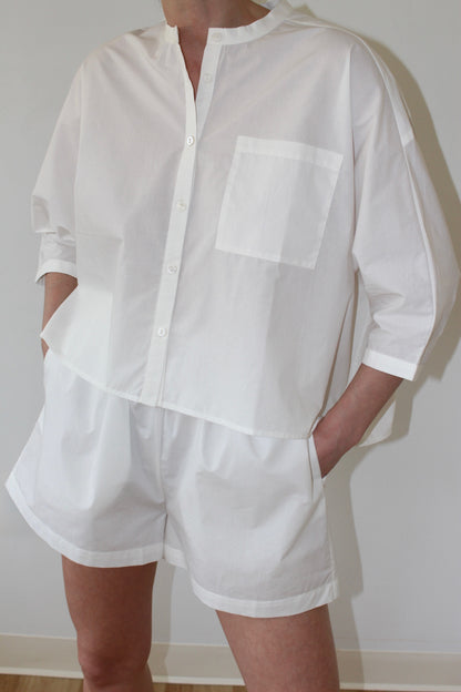 Adrian Cotton Poplin Top