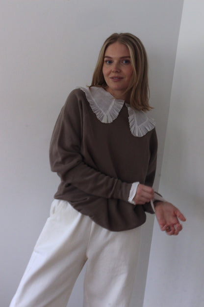 Reworked Vintage Collared Crewneck