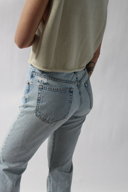 Perfectly Worn Vintage Light Wash Calvin Klein's