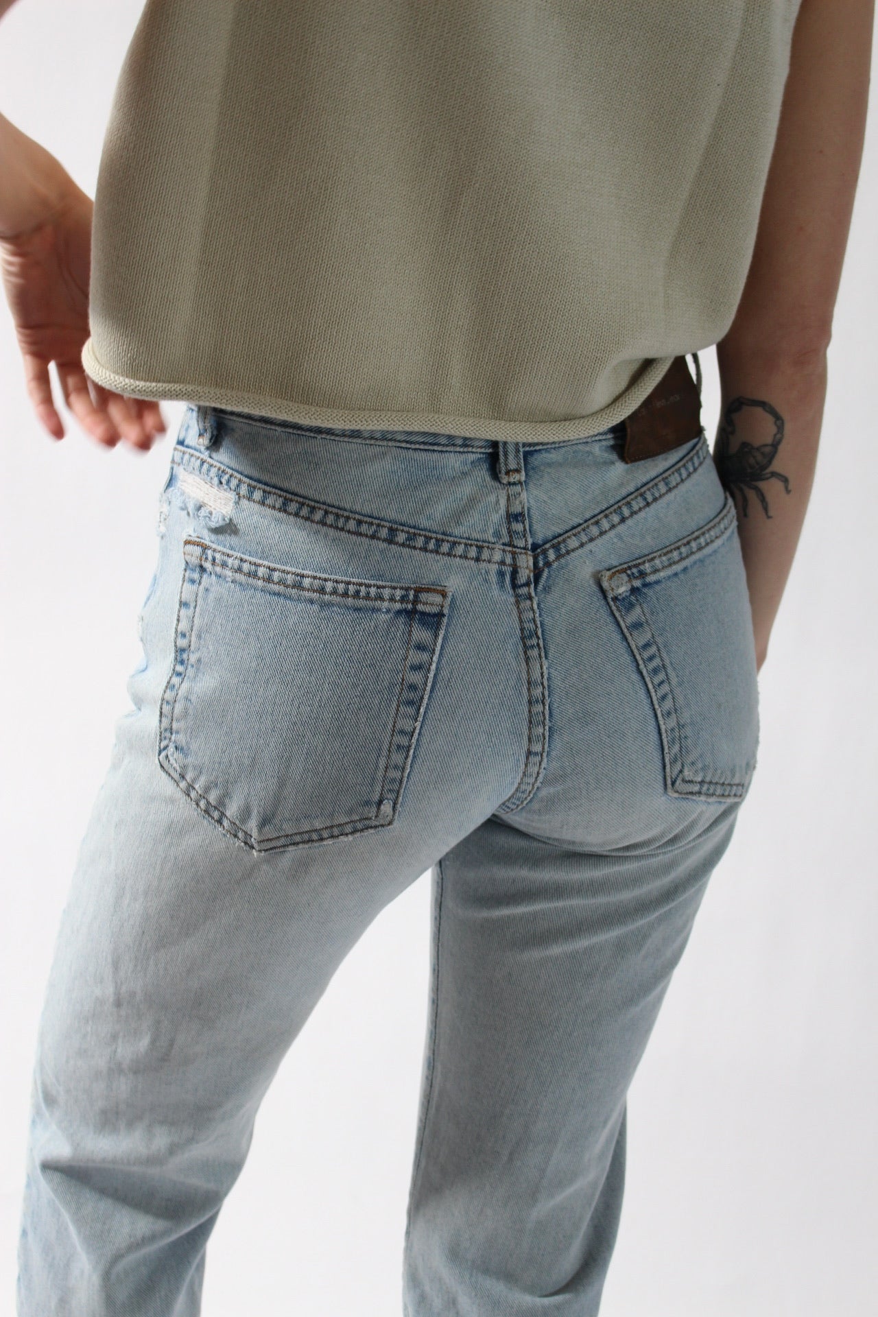 Perfectly Worn Vintage Light Wash Calvin Klein's