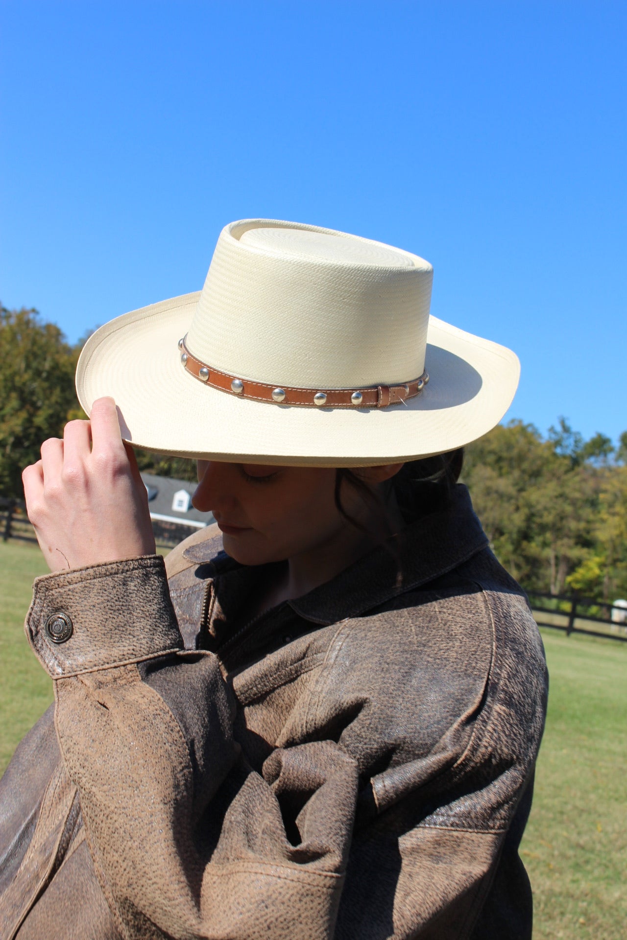 Favorite Dobbs Studded Band Hat