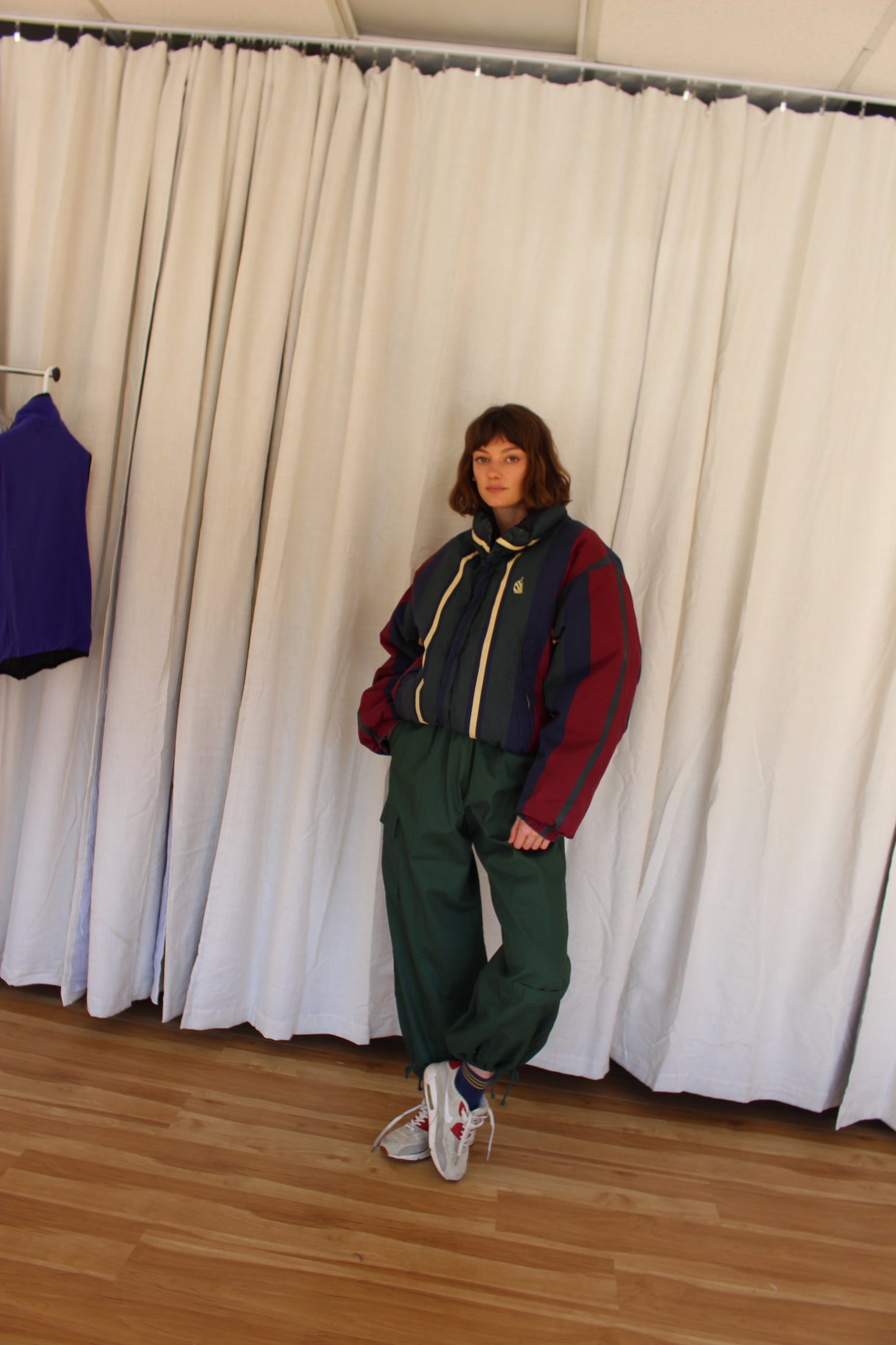 Favorite Vintage Nautica Striped Down Bomber