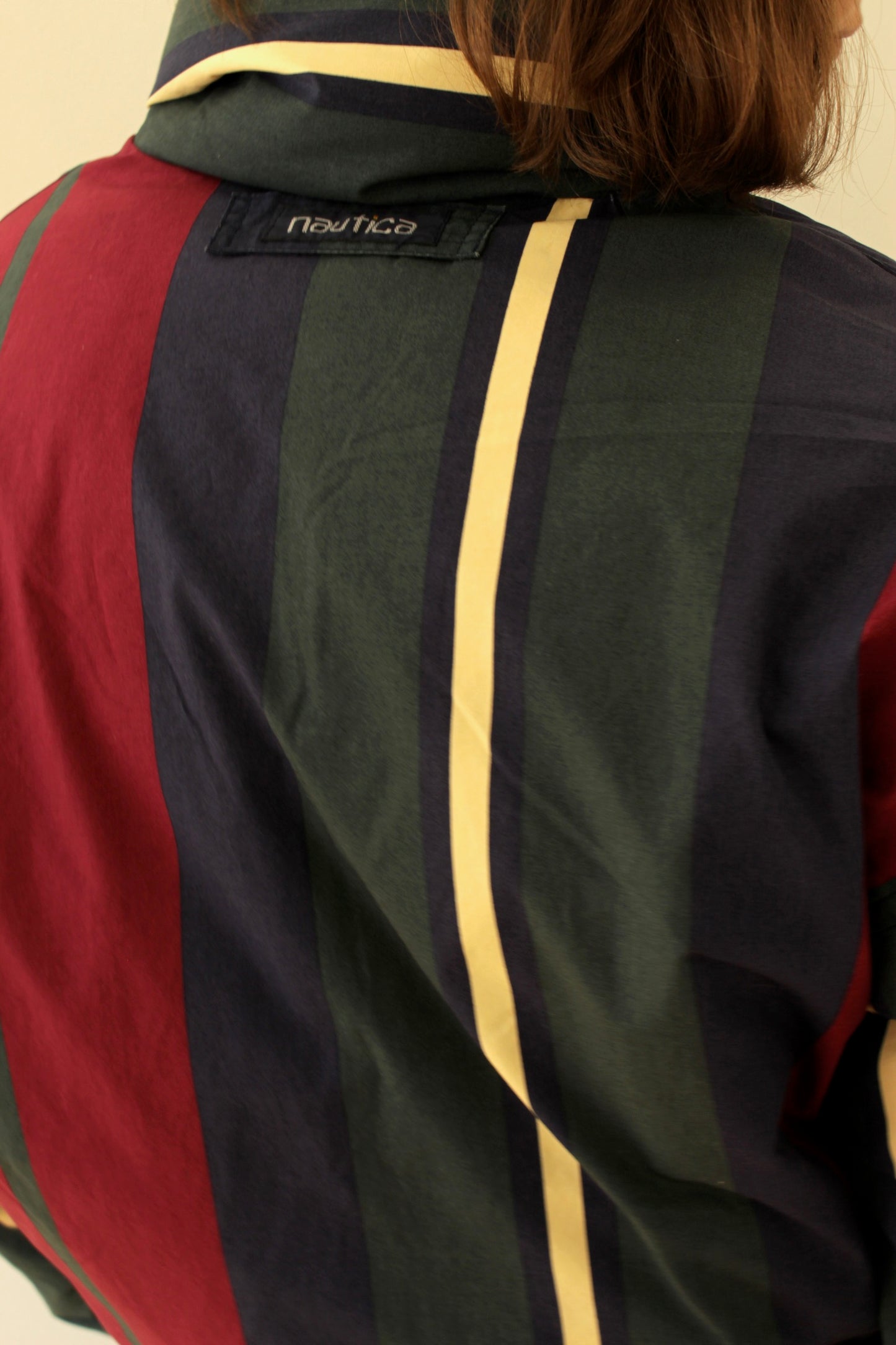 Favorite Vintage Nautica Striped Down Bomber