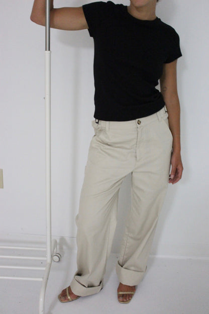 Ingrid Cotton Twill Carpenter Pant