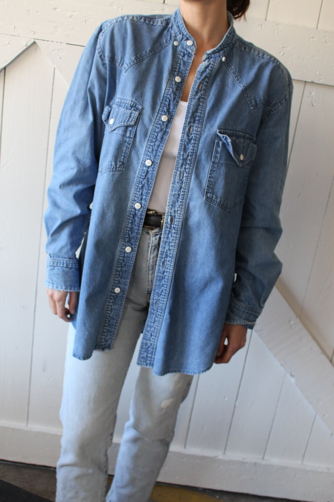 Favorite Vintage Denim Button Up