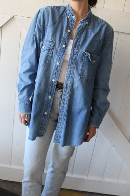 Favorite Vintage Denim Button Up